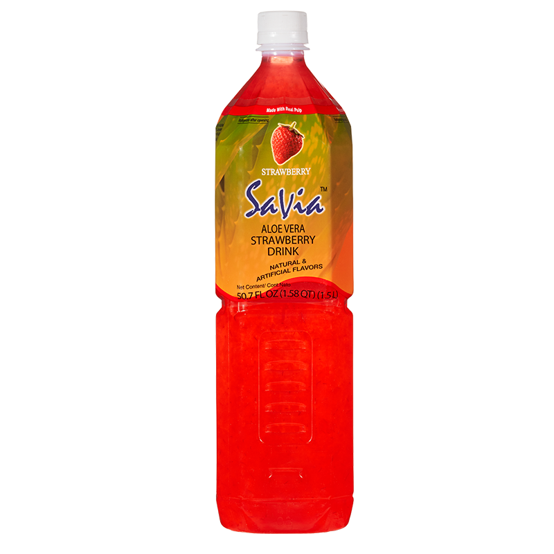 1.5L ALOE VERA DRINK WITH STRAWBERRY FLAVOR