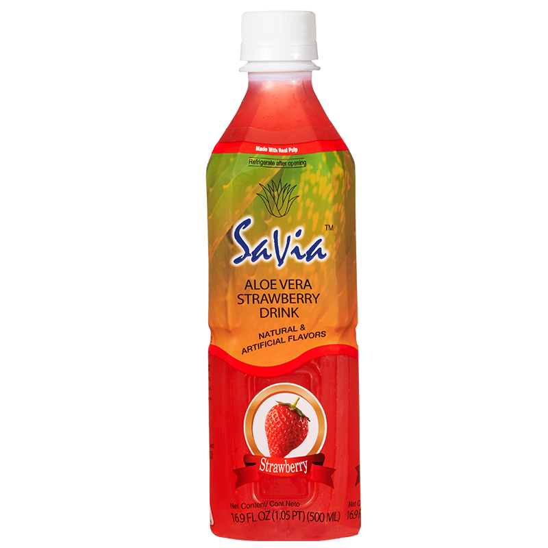 500ml ALOE VERA DRINK WITH STRAWBERRY FLAVOR