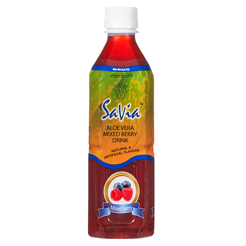 500ml ALOE VERA DRINK WITH MIXED BERRY FLAVOR